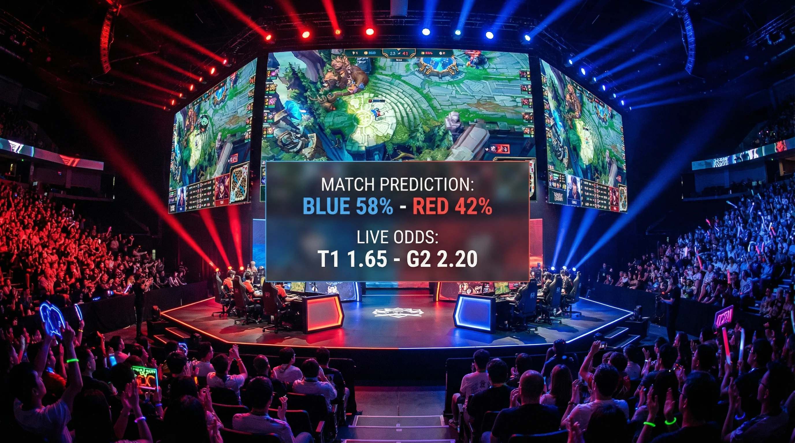 英雄联盟电竞比赛预测 - T1对阵GEN